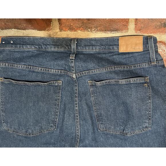 Madewell The Perfect Vintage Wide-Leg Jeans Dark Wash Women’s Size 32 - Picture 6 of 8